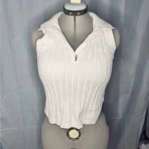 Athleta Ivory Knit Top